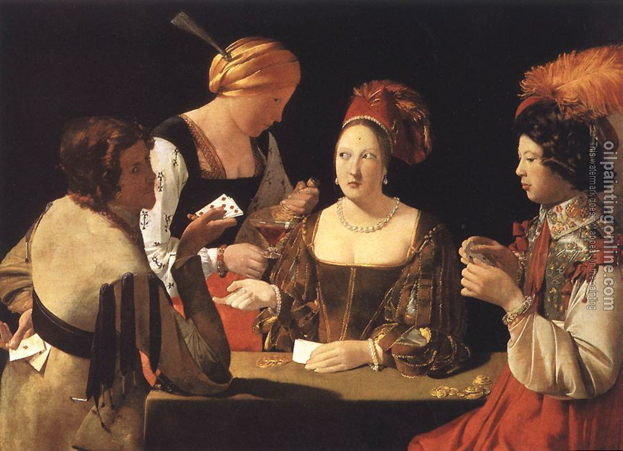 Georges de La Tour - Cheater with the Ace of Diamond